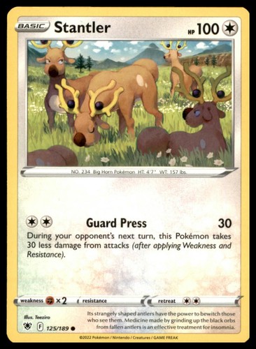 Stantler 125 189 common astral - stantler, 125/189