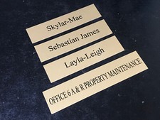 Personalised Metal Signs Door