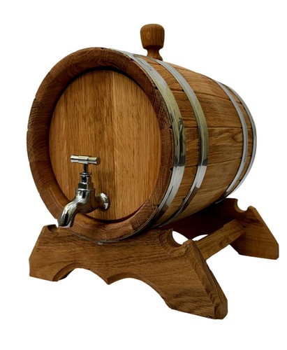 Oak wood beer barrel 10l - beer,