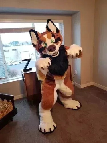 New fox fur long - fox,