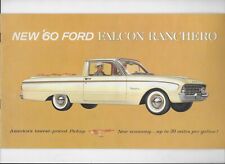 1960 Ford (U.S.) Falcon Ranchero pickup truck brochure