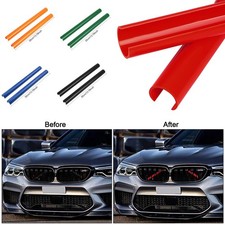 2pcs Grill Bar V Brace For BMW F30 1 2 3 4 Series Grille Trim Strips Cover UK