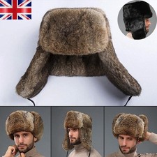 Hat Rabbit Fur Earflap Ski