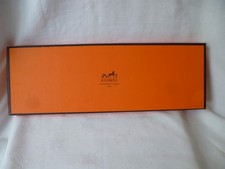 Original Hermes Rectangular Tie Box  37 x 13 x 2 cms