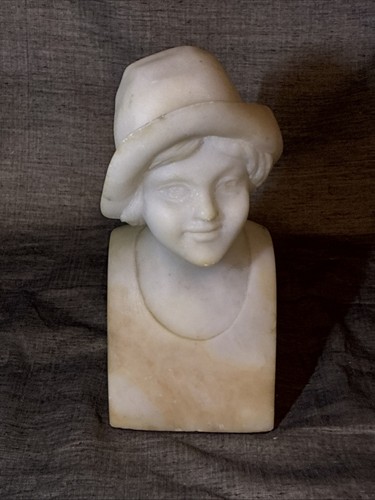 Gorgeous antique marble - gorgeous, 6.75"