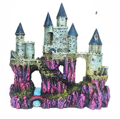 Aquarium castle decoration - aquarium,