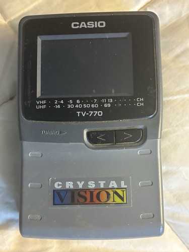 Vintage casio 770b crystal - tv-770b,