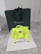 Mulberry Mini Alexa Bag Neon