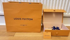  Authentic Louis Vuitton packaging box- box size 16 W x 13 L x 3 D”