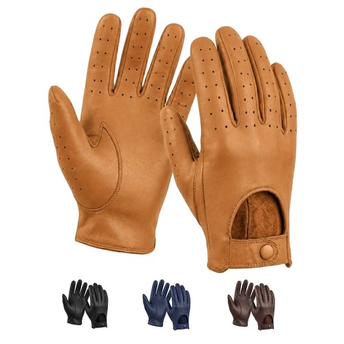 Leather gloves classic - classic, vintage