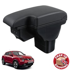 Fits For Nissan Juke 2011-2019 Armrest Box Storage USB Charge Center Console UK