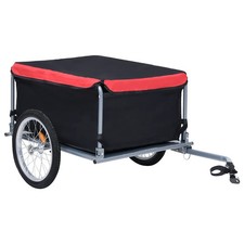 WALPLUS Bike Trailer Black Red