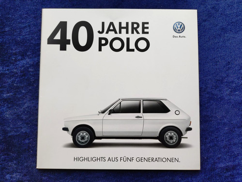 2015 40th anniversary - vw, polo