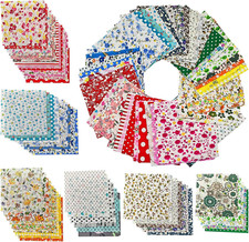 50 Cotton Fabric Squares for