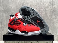 New Air Jordan Retro 4 Mid  Black White Red Grey Brown Basketball Trainers Shoe