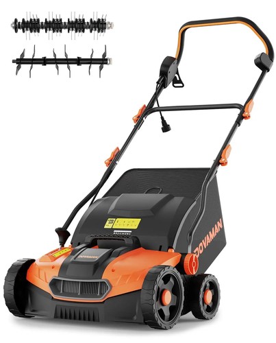 Electric lawn scarifier - 2-in-1,