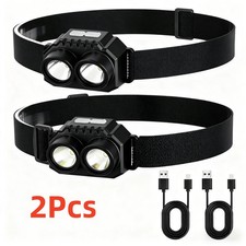 2PCS Super Bright Head Torch