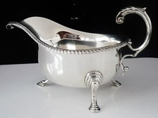 Sterling Silver Sauce Boat, J