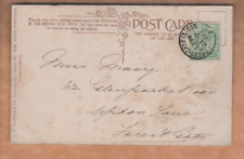 Forest Gate, London -  Single Circle Postmark 1905 - Highland Cattle PC