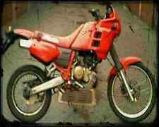 Gilera Rc125 89 1 A4 Photo Print Motorbike Vintage Aged