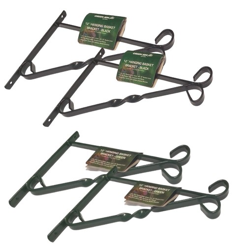 Hanging basket brackets - hanging,