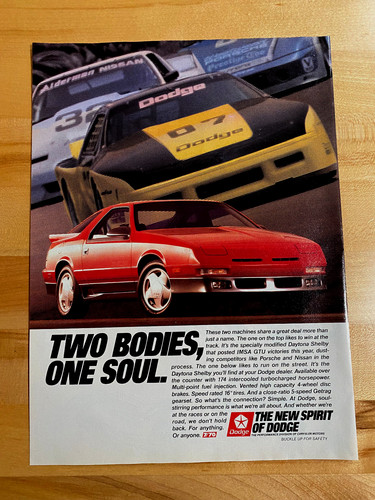 1989 print dodge daytona - 1989, ad