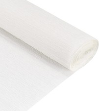 sourcing map White Crepe Paper Roll 7.5ft x 20in Party Wedding Festival Decor