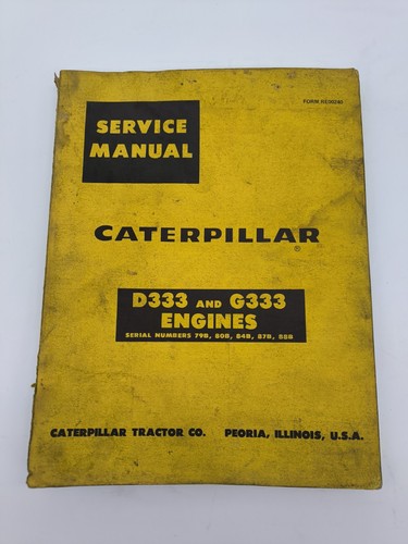 Caterpillar d333 and g333 - d333,