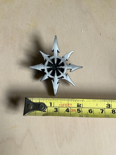 Chaos eight point star badge - chaos,