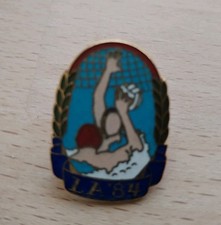 Olympics Pin Badge  LA 84 Los