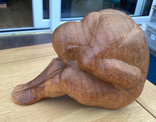 Vintage hand carved - , wood