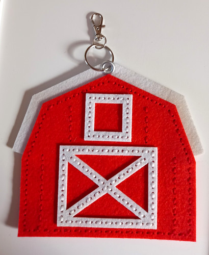 Red felt dutch - red,