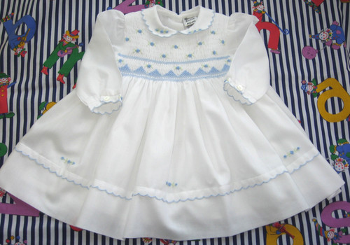 Party frock smocked - smocked, sarah