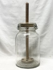 Old 1948 One Gallon GLASS JAR