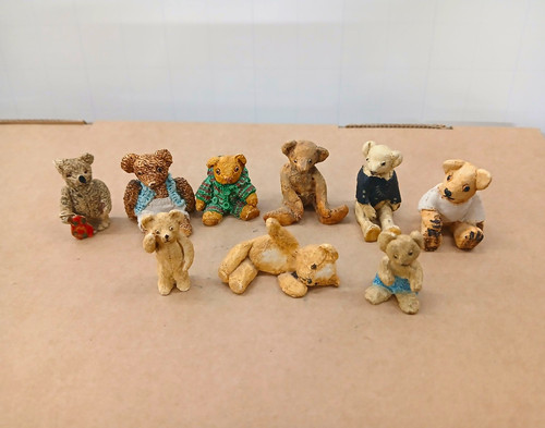 Vintage style teddy bear - style,
