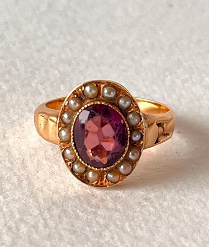 Antique golden ring - antique,