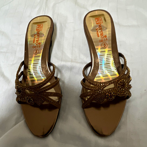 Metro women gold beaded - metro,