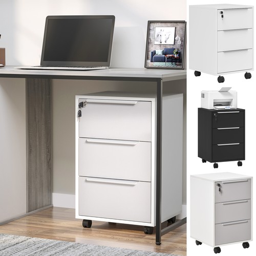 Drawer locking file cabinet - 3-drawer,