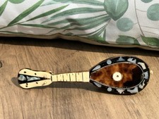 Antique Miniature Victorian Mother Of Pearl Novelty Mandolin