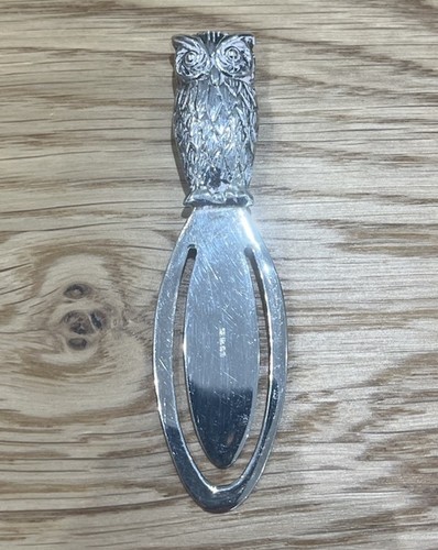 Vintage solid silver owl - vintage,