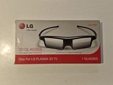 LG AG-S360 Active Shutter Plasma TV 3D Glasses Brand New & Sealed