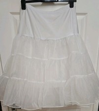 Net Underskirt In White Size L