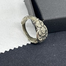 Italian Floral Spoon Ring S/M