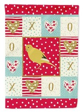 Border Canary Love Garden Flag