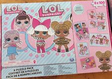LOL Doll Jigsaw Puzzles - 8 x 100 piece puzzles (complete)