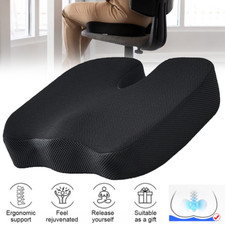 Cushion Seat Pillow Orthopaedic Coccyx Back Pain Relief Memory Foam Office Chair