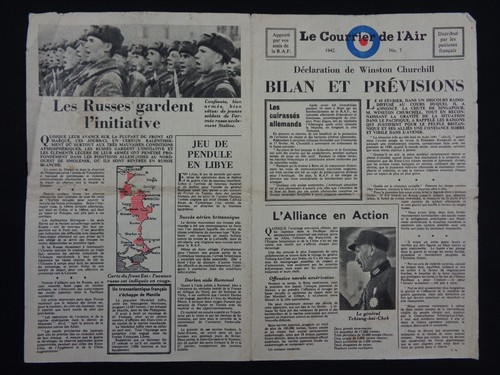 Ww2 raf propaganda leaflet - raf,