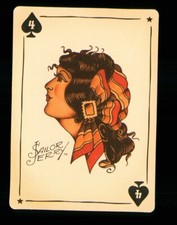 1 x modern playing card Sailor