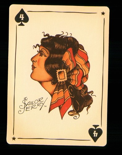 Modern playing card sailor - playing,