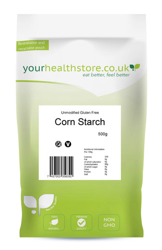 Unmodified corn starch 500g - corn,